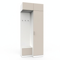 Набор мебели для прихожей "Марсель-250" МР 01-250 В2490 Ш1000 Г580 (ЛДСП Кашемир)